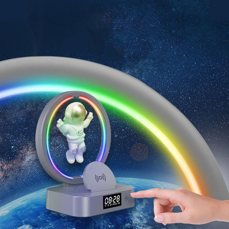 Magnetic Levitation Bluetooth-compatible Speaker Astronaut Home RGB Mini Radio TWS Sound Box Outdoor Wireless Subwoofer TF AUX USB